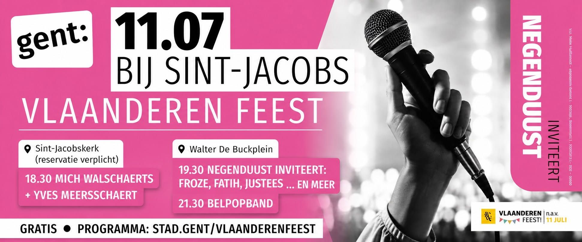 Coverfoto Fourchette: Negenduust inviteert... Vlaanderen Feest in Gent!
