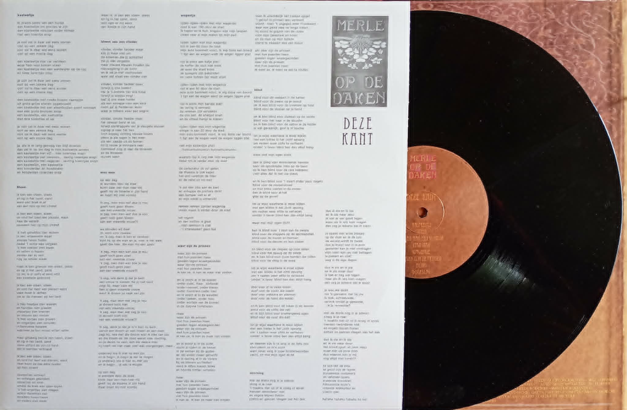 Detailbeeld van Op de Daken - vinyl 1