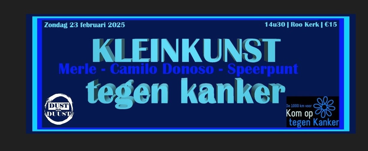 Coverfoto 'Klein-Kunst tvv 1000km KOTK' : 3 acts bundelen hun muzikaal kunnen tegen kanker.le